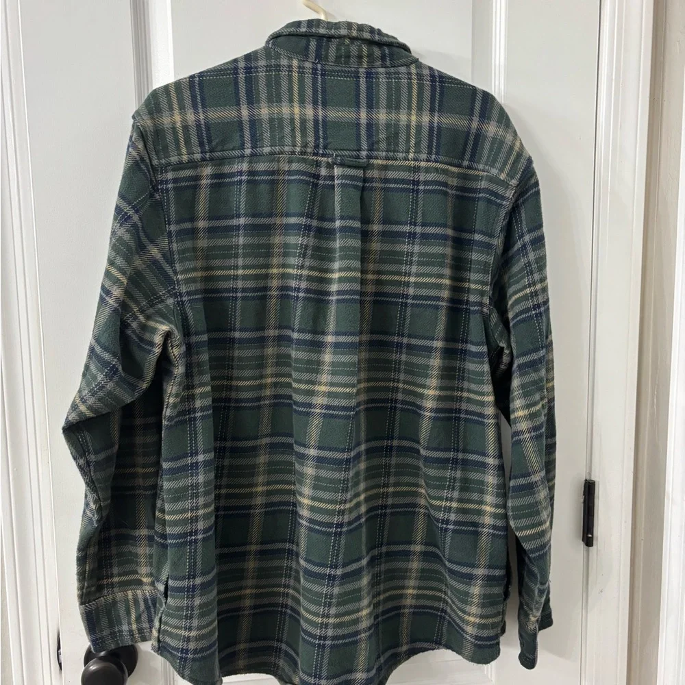 Woolrich Green Plaid Shirt Jacket